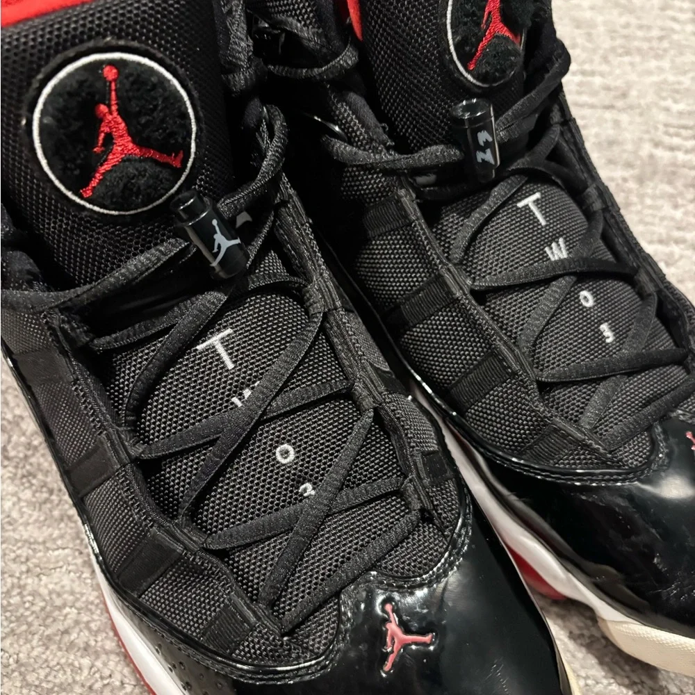 Air Jordan Black and Red Sneakers - Picture 4 of 6